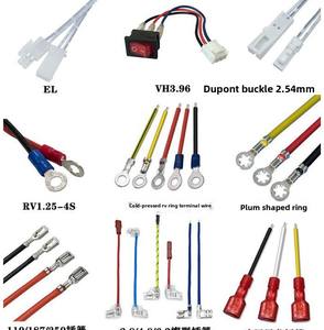 4.8mmと6.2mmのスペード端子付きカスタム電子ケーブル - Product Image 5