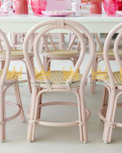 Silla Infantil de Mimbre Hecha a Mano para Decoración de Fiestas de Cumpleaños, Silla Infantil de Mimbre Natural para Eventos - Product Image 5