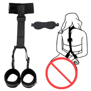 Dispositif érotique en forme de fleur à trois pétales pour écartement des jambes, accessoires de bondage alternatifs, menottes, entraves de cheville, aide pour les positions sexuelles au lit - Product Image 3