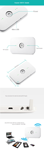Router Wifi Móvil 4G <span class=keywords><strong>Huawei</strong></span> E5573bs-320 / E5573s-320 Original Desbloqueado con Tarjeta SIM para <span class=keywords><strong>HUAWEI</strong></span> E5573s-320 - Product Image 4