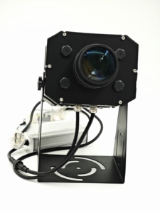 Proyector Gobo LED de 400W para Exteriores, IP65 Impermeable, RGBW, Emite Color, Logotipo Giratorio, Luces Publicitarias para Exteriores - Product Image 3