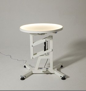 YM-Q201LP Stainless Steel &amp; <strong>Silicone</strong> 360 Rotatable Pneumatic Lifting Illuminated Pet Grooming Table Remote Control Lighting - Product Image 6