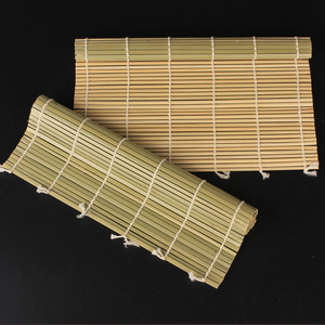 Sinh Thái Tre Trọng Lượng Nhẹ Màu Xanh Lá Cây Tre Da 24*24Cm Tre Sushi Cán Mat Cho Nhà Học - Product Image 3