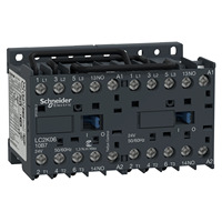 Controllo motore LC2K1210B7, contattore reversibile, 5,5 kW, bobina 24V AC, contatti 12 A, 690V AC, 3 poli, 3 NO, serie TeSys K