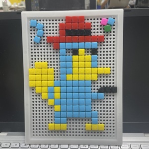 700+ Pieces Virgin PP LDPE Plastic Pixel Mosaic Building Blocks Educational Toy DIY Art <b>Puzzle</b> <b>Board</b> Ages 3-6 5+ Custom Logo - Product Image 5