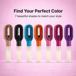 Cepillo Masajeador Iónico Ovalado de Nylon para Desenredar el Cabello con Pulverizador, Cuidado Capilar sin Esfuerzo, GZ RTS, Venta al por Mayor, Pedido Mixto a Granel - Product Image 2