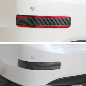 Pegatinas láser brillantes para <span class=keywords><strong>coche</strong></span>, cubierta protectora de umbral de puerta de goma, fibra de carbono 5D, Universal - Product Image 2