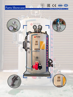 Générateur de vapeur à économie d'énergie, 0,3 t/h, 0,5 t/h, 0,7 t/h, 1 t/h, entièrement automatique pour les installations publiques, EAC ISO CE