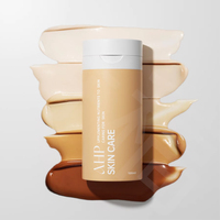 Flacon pompe sans air pour sérum visage, avec bouchon à vis unique, flacons cosmétiques en plastique pour soins de la peau