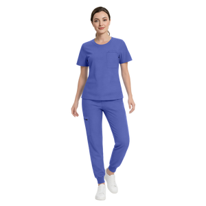 เสื้อเบลาส์คอกลมสีขาวหรูหรา ประดับด้วยเพชรและลูกไม้ สำหรับสำนักงานผู้บริหาร สไตล์โมเดิร์นสุดหรู รุ่น 46002 - Product Image 1