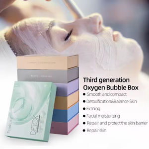 Kits de capsules de sérum CO2 pour jet d'oxygène et machines à petites bulles Consommables avec 6 masques faciaux - Product Image 1