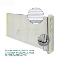 Filtre à air plissé en polyester à plis profonds, élément filtrant KFEW3007PPVE pour l'industrie chimique, vente en gros