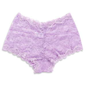 Encaje boxeadores breve con baja cintura suave y bragas de encaje para las niñas - Product Image 4