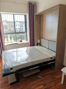 Murphy Bed Hardware Kit Ruimtebesparend Smart Meubels Houten Lente Mechanisme Muur Bed Bedden Met Linkage Sofa