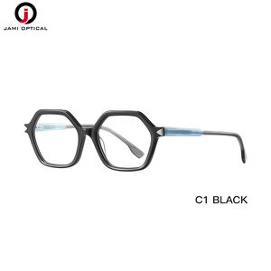 للبيع بالجملة الأكثر مبيعًا نظارات بصرية نسائية خفيفة الوزن للغاية بإطار سداسي أنيق - Product Image 1