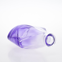 Salle de fleurs en céramique décorative de luxe 200ml pour diffuseur de roseaux bouteilles en verre transparent quantité minimale de commande 100 pièces