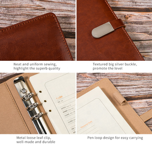 Birthday Gift Set for Men Custom logo A5 Personalised Leather <strong>Notebook</strong> <strong>Diary</strong> With Pen and Box and Usb Gift Set - Product Image 6