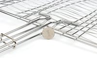 Panier de cuisson pliable en acier inoxydable antiadhésif pour barbecue, utilisation en cuisine extérieure, portable, multifonctionnel, pour grillades commerciales