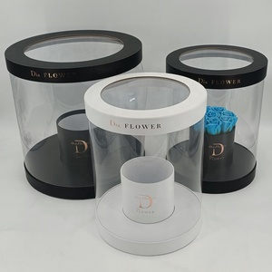 Chất Lượng Hàng Đầu Rõ Ràng PVC Vòng Quà Tặng Hoa Hộp Tùy Chỉnh Kích Thước Và Logo, Hot Bán Hoa Hồng Hộp Hiện Tại, Vòng Hộp Quà Tặng - Product Image 6