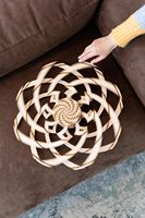 Wood Trick Hypnotic Vortex Illusion d'optique cinétique 3D projet de bricolage modèles en bois poli Puzzles pour l'ingénierie mécanique