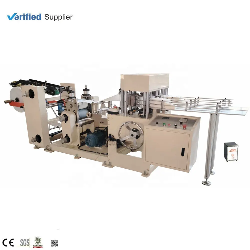 Máquina de fabricación de papel para servilletas, barra de pliegue bajo, dispensador