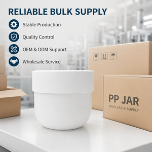 Wholesale Custom Logo BPA Free Food Grade Wide Mouth PP Plastic Jar <strong>Empty</strong> Container <strong>Tub</strong> for <strong>Protein</strong> <strong>Powder</strong> Sauce Packaging - Product Image 6
