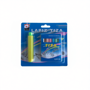 Gessetti Colorati 12 Pezzi con Astuccio, Forniture Artistiche per Scuola - Product Image 3