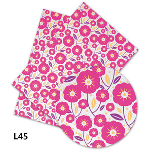 136 Cm * 30 Cm Professionnel Personnalisé Floral Coloré Fleur <span class=keywords><strong>Imprimé</strong></span> Tissu En Similicuir Pour Bandeau - Product Image 4