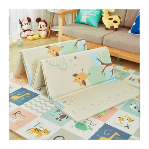 Thảm bò cho bé 180cm, thảm trò chơi hai mặt có thể gập lại, in màu, thân thiện với môi trường để sử dụng tại nhà - Product Image 2
