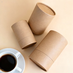 Emballage cosmétique moderne et écologique, tube en carton personnalisé imprimé, emballage de boîte cylindrique pour bougies - Product Image 4