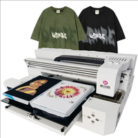 Nouvelle imprimante à jet d'encre numérique textile 2024 A2 DTG 6560 pour chaussettes T-shirts Machine d'impression en coton