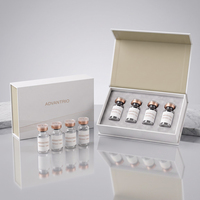 Ampoule en verre vide multifonctionnelle 10R pour injection médicale avec couvercle et boîte en papier