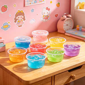 Kit de Slime de Bolas de Cristal Brillantes de Alta Calidad, Slime de Gelatina para Niños, Slime DIY - Product Image 1