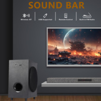En İyi Soundbar DJ Ses Sistemi 125W Amfi TV Soundbar Subwoofer'lı Ev Sinema Sistemi JR-017
