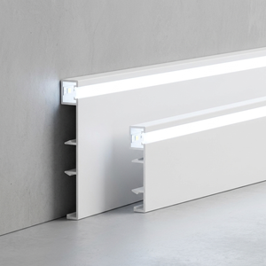 <span class=keywords><strong>Plinthe</strong></span> murale LED en aluminium, moderne et étanche, avec canal lumineux, pour la maison et l'hôtel - Product Image 1