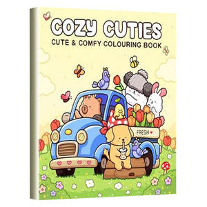 Уютная угловая 40-страничная книжка-раскраска для взрослых, подростков, детей и детей, бумага на английском языке, Бобби, хороший - Product Image 5