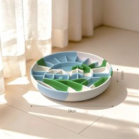 Gamelle et tapis de léchage portables en silicone étanches pour animaux de compagnie, anti-étouffement pour chats et petits chiens, pour aliments humides/secs