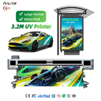 Printer Inkjet UV Roll-to-Roll Format Lebar 3.2M untuk Pencetakan I3200 Direct Spray Flex Banner, Soft PVC, Light Box, dan Kain