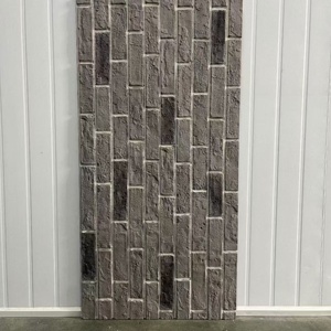 PUストーンウォール成形パネルシート外装屋外用人工3Dストーンフォームパネル壁 - Product Image 2