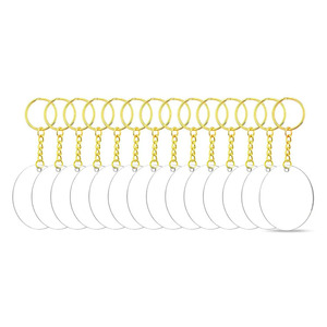 Tùy Chỉnh Nhựa Thủ Công Mỹ Nghệ <span class=keywords><strong>Acrylic</strong></span> Keychain Khoảng Trống Vòng Keyring DIY Móc Chìa Khóa Thủ Công Mỹ Nghệ - Product Image 2