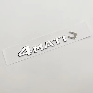 3D ABS cromato Logo nero 4MATIC emblema adesivo auto per <span class=keywords><strong>Mercedes</strong></span> <span class=keywords><strong>Benz</strong></span> - Product Image 4