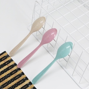 <span class=keywords><strong>Set</strong></span> di cucchiai in plastica per la casa con manico lungo, cucchiaio per riso, cucchiaio per zuppa, cucchiaio da dessert, creativo e carino per bambini - Product Image 4