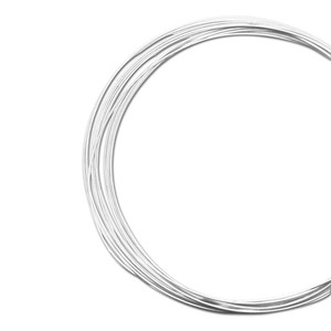 Hobbyworker Jewelry Round 0.3-1.5MM 16-28 Gauge Solid 925 <strong>Sterling</strong> <strong>Silver</strong> Beading <strong>Wire</strong> - Product Image 3