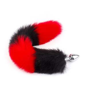 Kunstlicher Fuchschwanz Po Spielzeug Fälschung Pelz Analseinsatz Stopper Hinterhof Anus Stecker Erwachsenen <span class=keywords><strong>Sex</strong></span> Fetisch-Spiel für Männer Frauen Paare - Product Image 6