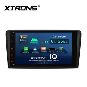 Xtrons วิทยุติดรถยนต์8 "Snapdragon665 8 + 256G แอนดรอยด์12สำหรับ A3 Audi 8P S3 RS3 2003-2012 CarPlay AA 4G HD Optical output หน้าจอรถยนต์