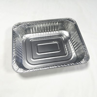 Einzelhandel verpackung 10er Pack Einweg-Tief dampf tisch behälter in halber Größe Brat schalen 9x13 Aluminium folien pfannen mit Deckel