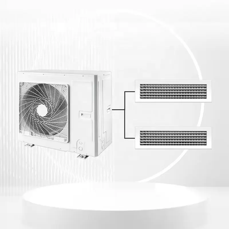 Инвертор постоянного тока Кассетный воздуховод, настенный блок катушки вентилятора, домашний центральный кондиционер