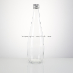 Nhà Máy Giá 500Ml 16Oz Rõ Ràng Uống Nước Chai Thủy Tinh Với Ropp Nắp Cho Nước Khoáng Soda Uống Đồ Uống Lấp Lánh - Product Image 2