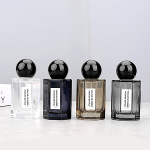 ขวดสเปรย์แก้วแบบพกพาขนาด 50 มล. แบบเติมได้ ฝาเกลียว คล้ายกับ <span class=keywords><strong>Byredo</strong></span> Gypsy Water Atomizer - Product Image 1