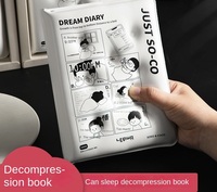 Vente en gros d'oreiller de sommeil d'étudiant A5 Cahier de journal de décompression créatif